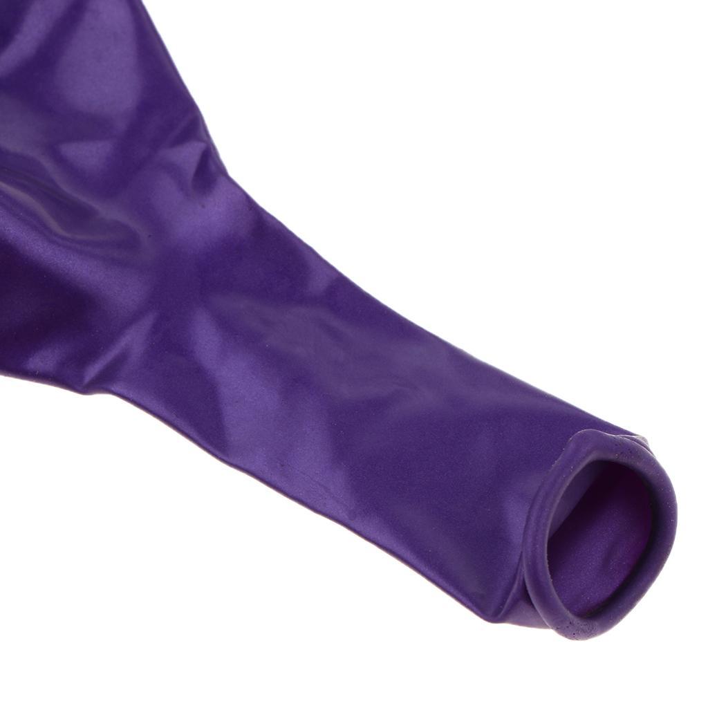 2X 30 Pieces Latex Balloons Wedding Birthday Party Decor 12 Inch Purple