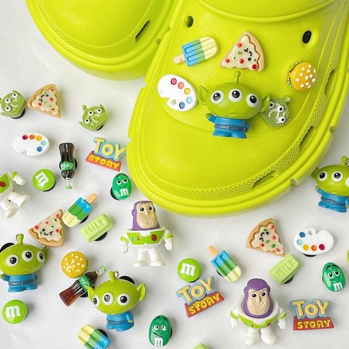 Dép sục đế cao dày phiên bản đặc biệt hình Toy Story Giày sục sandal phong cách ulzzang Kichi