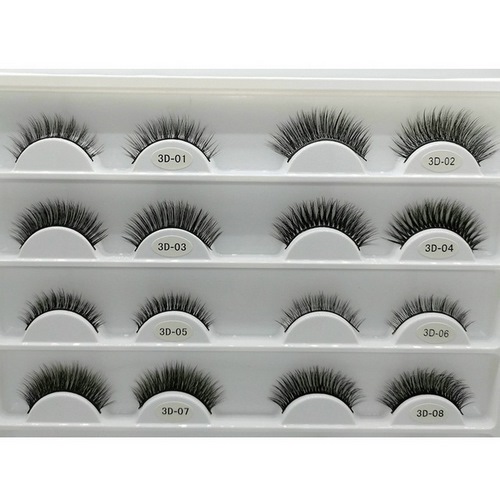 Lông mi giả lông chồn 3 Fashion Eyelashes 3 Faux-Cils 3D 1 bộ 3 cặp