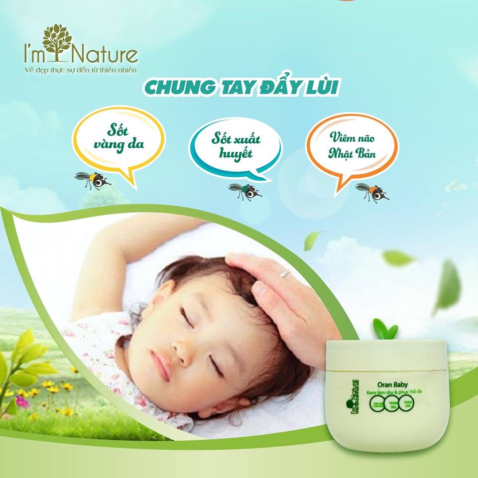 Kem chống muỗi và làm dịu da I’M NATURE 50g