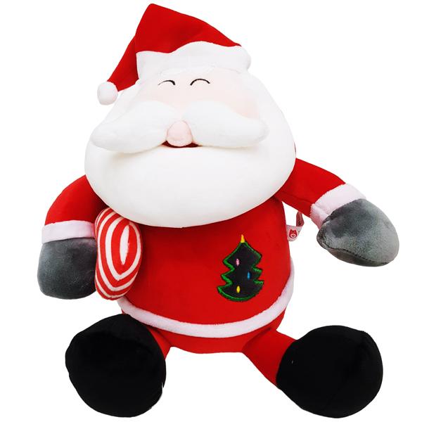 Thú Nhồi Bông Ông Già Noel Mặc Áo Thêu 35 cm - ZooZoo 50210