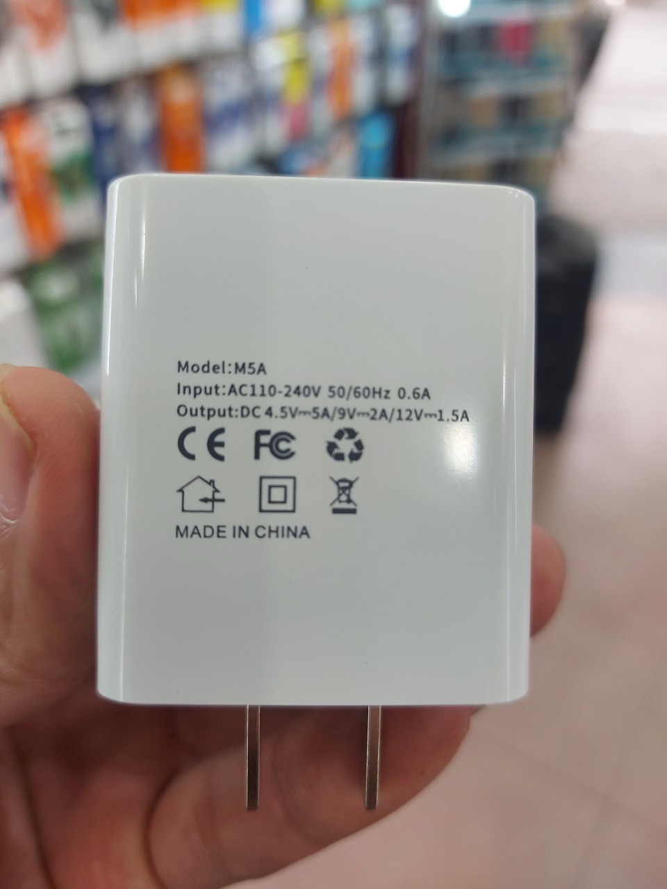 Củ Sạc NHANH 2 cổng chính hãng akus thế hệ mới VOOC  model M5A