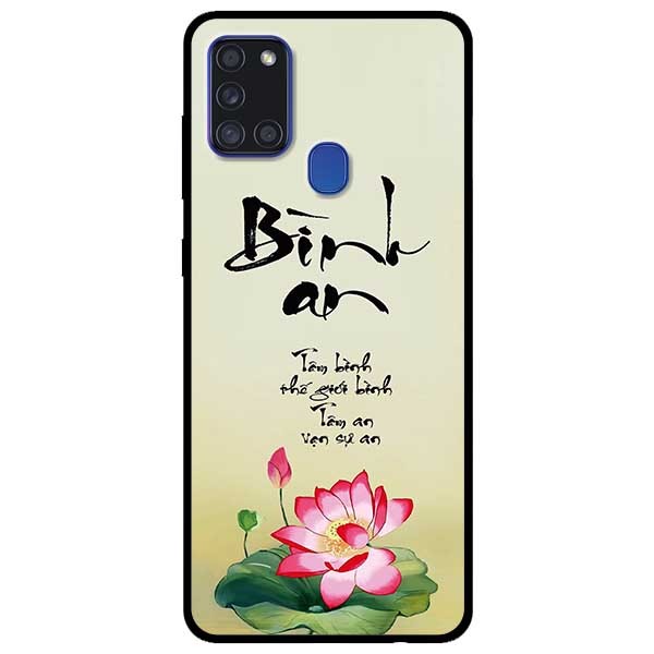 Ốp lưng dành cho Samsung Galaxy A12 - A21s - A31 - mẫu Sen Bình An