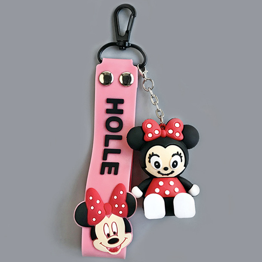 Móc khóa dây hình hoạt hình - Chuột Minnie