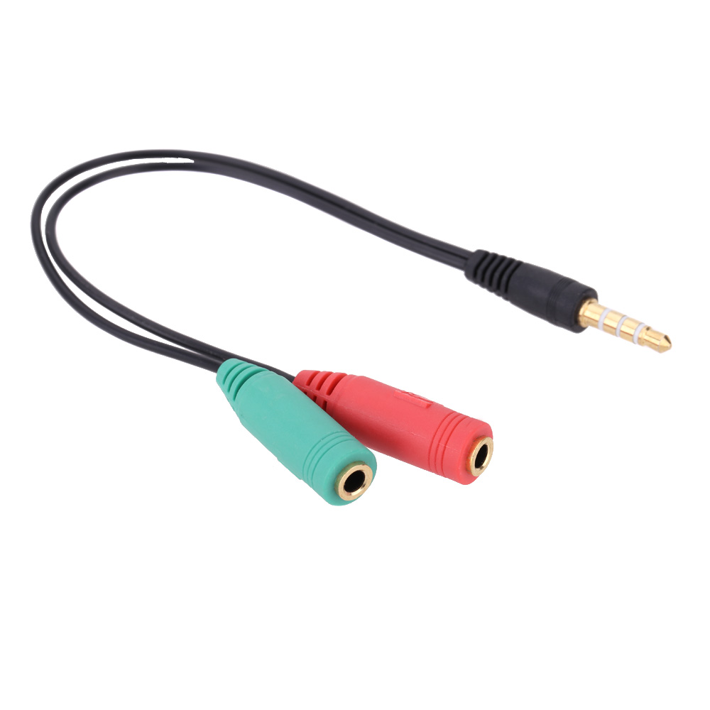 Cáp Âm Thanh 4 Đoạn 3.5mm Kết Nối Tai Nghe Micrô