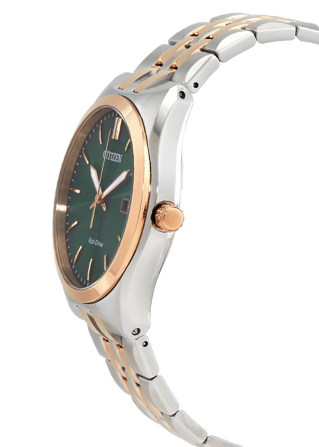 Đồng Hồ Nam Citizen Dây Kim Loại Máy Eco-Drive BM7339-89X - Mặt Trắng (38mm)