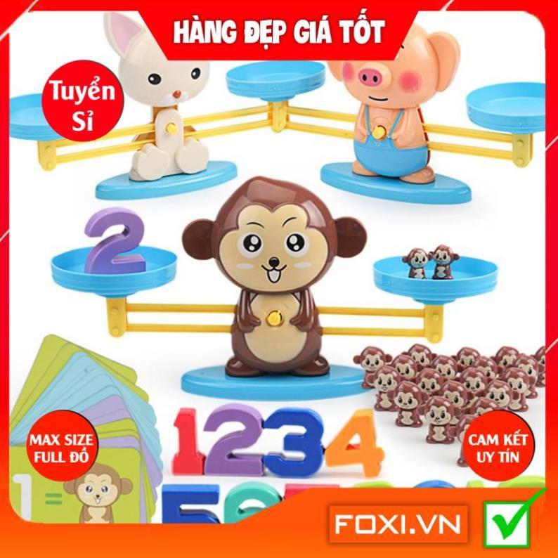 Đồ chơi toán học cân thăng bằng Montessori-Trò chơi trí tuệ-giúp bé làm toán dễ dàng-hiểu quy luật