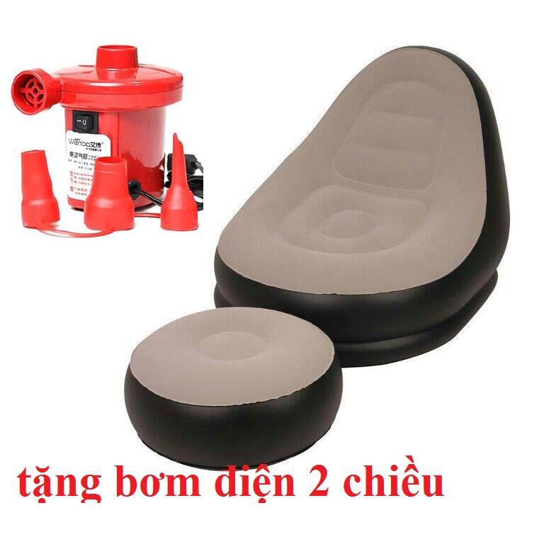 Bộ ghế hơi TẶNG BƠM ĐIỆN HAI CHIỀU