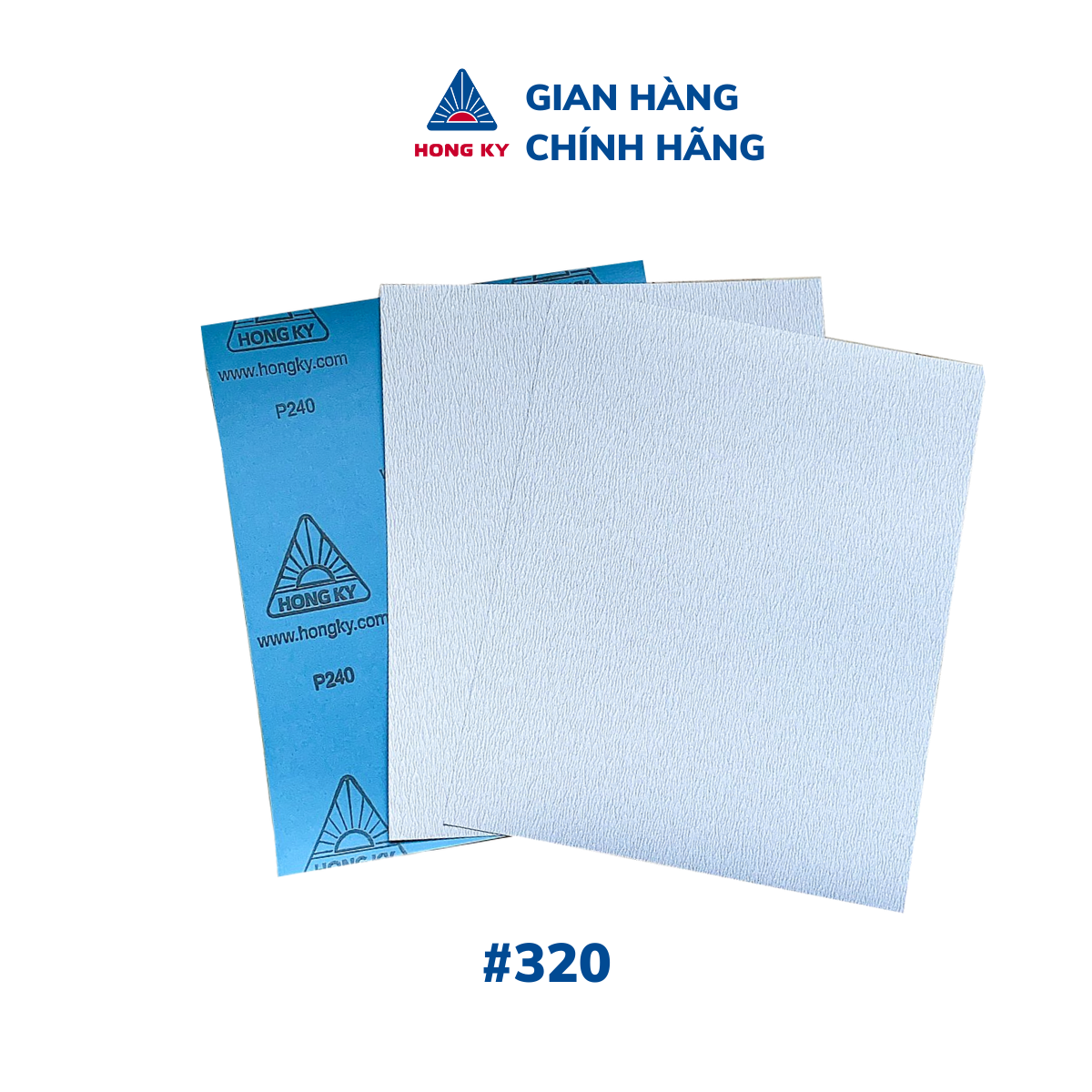 Bộ 5 giấy nhám nước A/O/C Hồng Ký kích thước 9x11inch - 0613FM