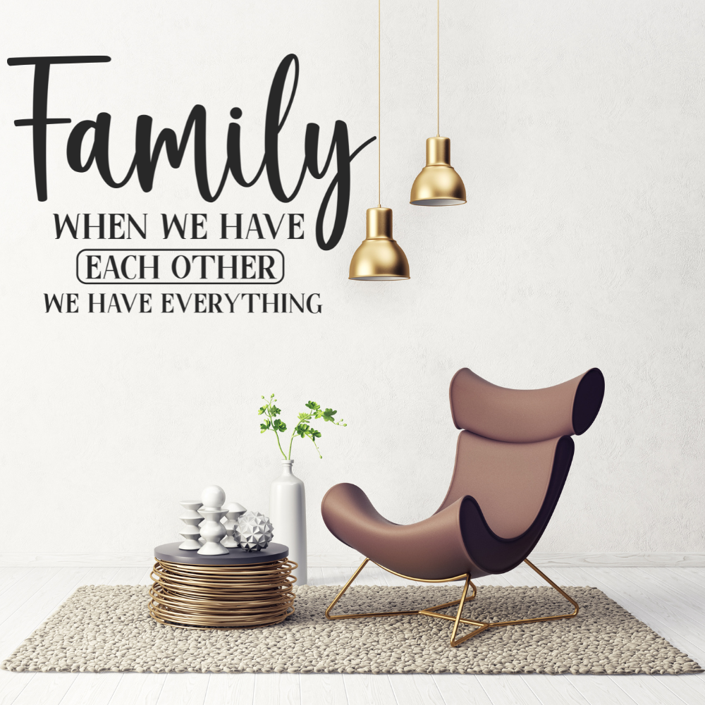 Decal dán tường In this house 1 &amp; nhiều mẫu khác chủ đề Gia Đình - Sticker cao cấp không bong tróc, dễ dán tại nhà