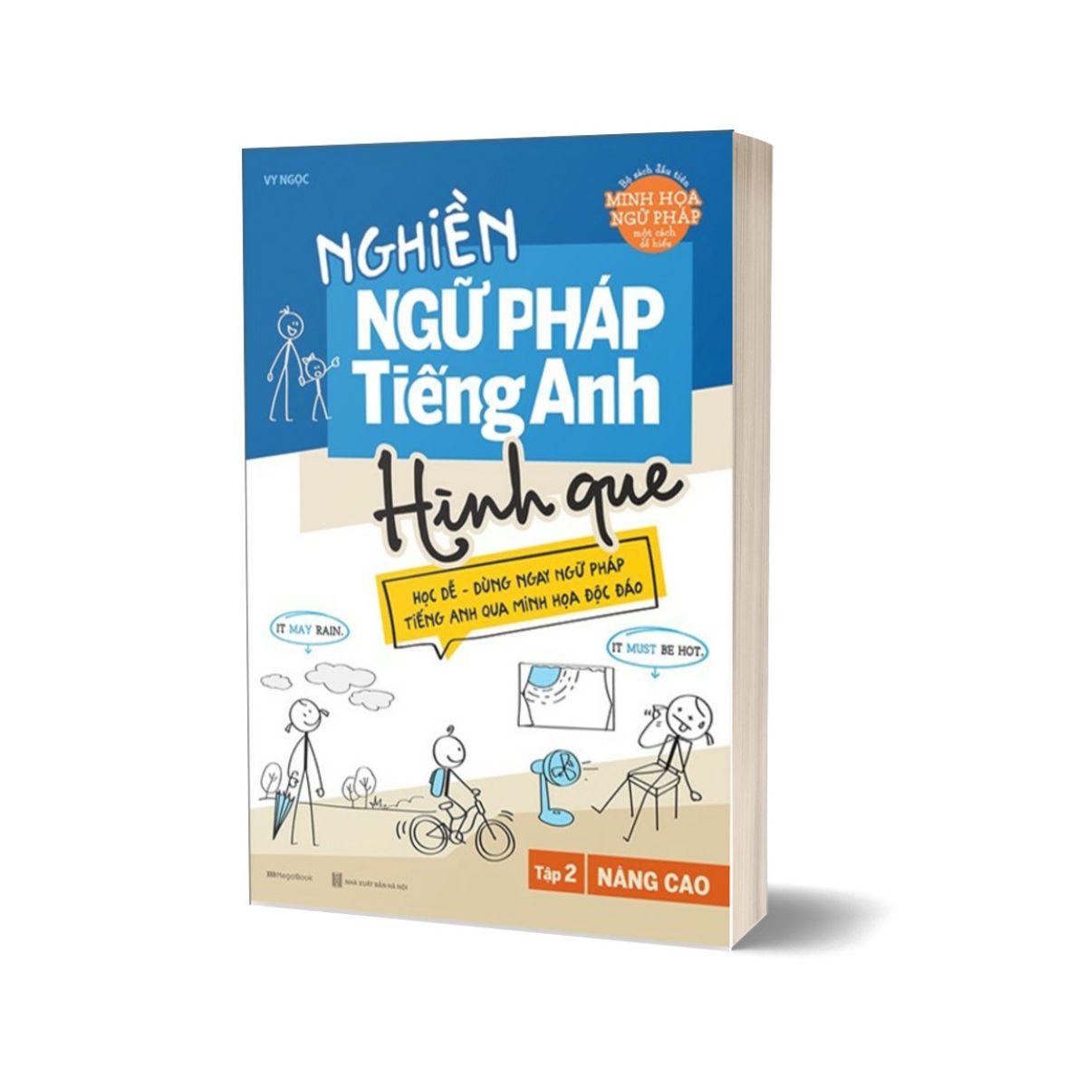 Combo Sách Nghiền Ngữ Pháp Tiếng Anh Hình Que - Tập 1 + 2