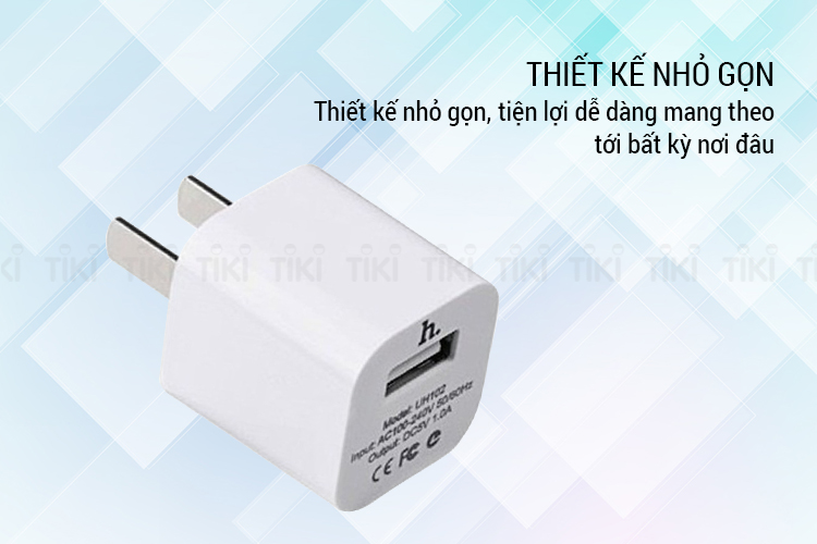 [Gift] Cốc Sạc Hoco UH102 5V-1A - Hàng chính hãng