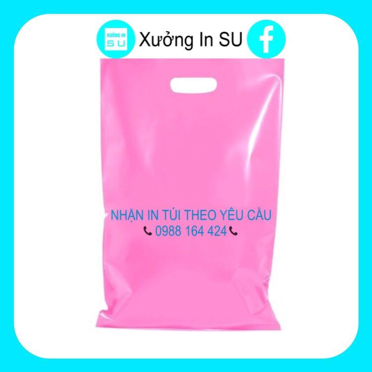 Túi Hột Xoài PE Hồng Là Túi Đựng Hàng - Túi Mỹ Phẩm - Túi Đựng Đồ - Túi Đựng Điện ThoạI - Xưởng In SU
