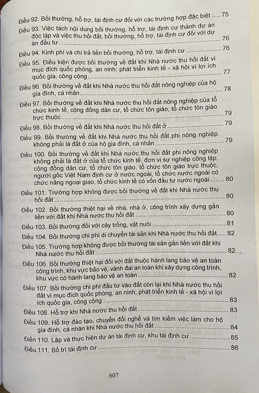 Luật đất đai ( sửa đổi, bổ sung năm 2024 ) và các văn bản hướng dẫn thi hành