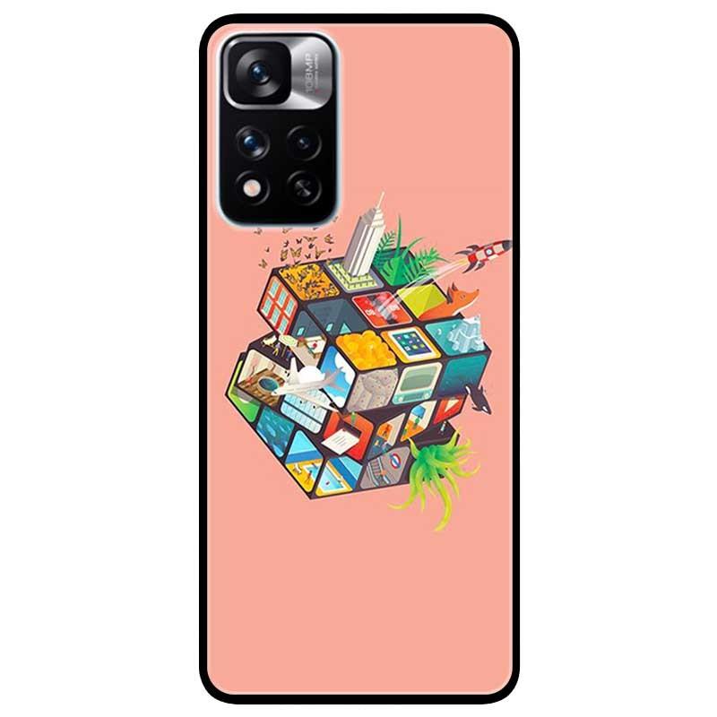 Hình ảnh Ốp lưng dành cho Xiaomi Redmi Note 11 Pro 5G ( Bản Nội Địa ) mẫu Rubik Cube