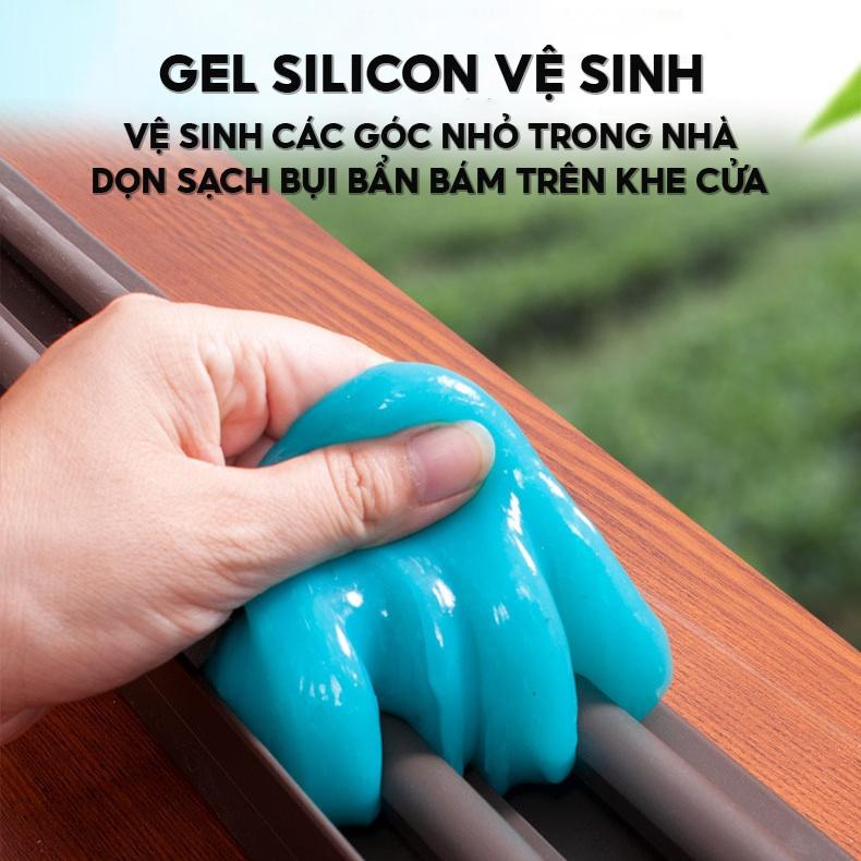 Gel Vệ Sinh Bàn Phím Vệ Sinh Lọc Gió Xe Ô Tô Slime Làm Sạch Mọi Góc Nhỏ Trên Xe Hơi Không Bám Bẩn Lên Tay QC-049 QC-049