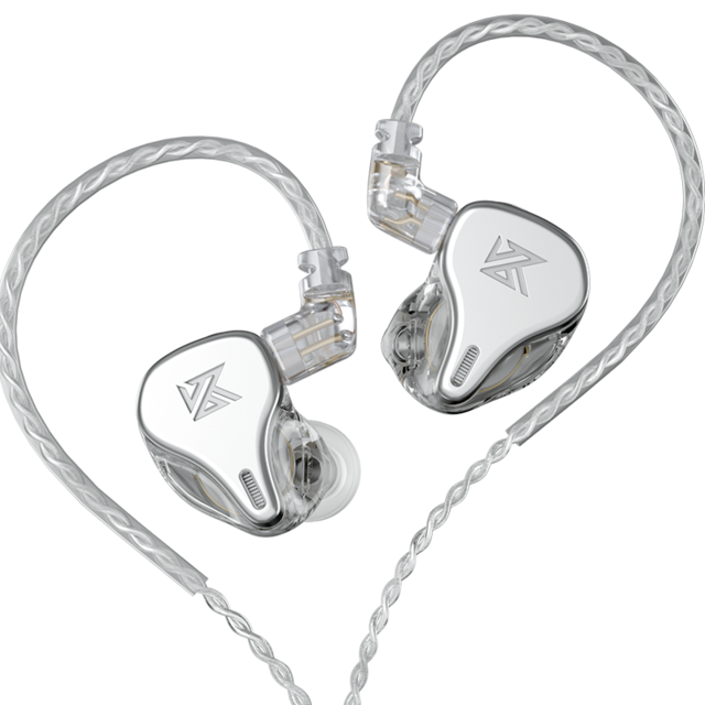 Đơn vị truyền động động 3DD KZ DQ6 mới nhất trong tai nghe tai nghe tai nghe Hifi với cáp mạ bạc 2pin KZ EDX ZSN Pro ZSX