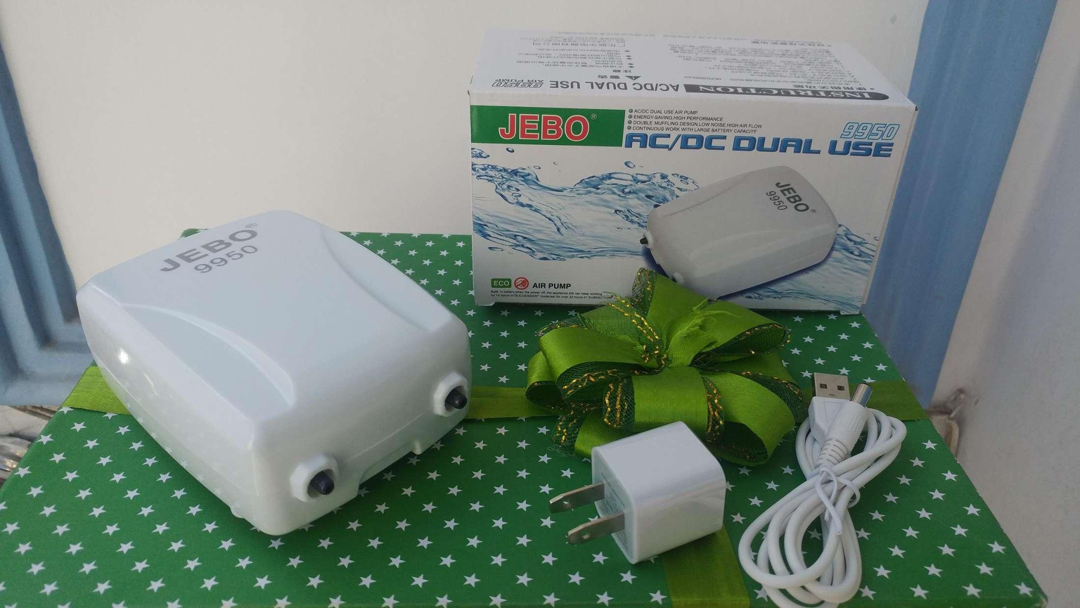 COMBO MÁY SỦI OXY TÍCH ĐIỆN JEBO 9950 TẶNG BỘ PHỤ KIỆN ĐI KÈM, DÂY OXY, ĐÁ SỦI