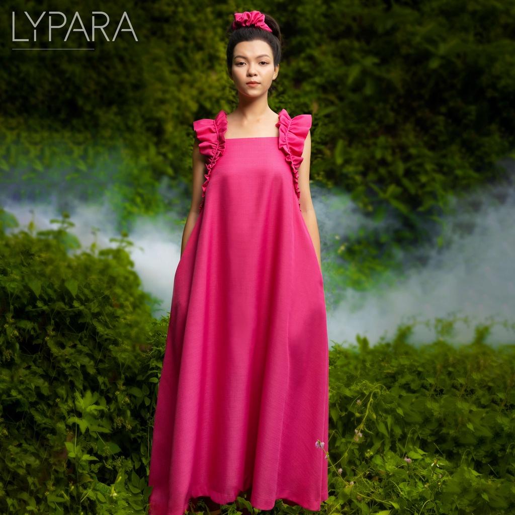 Đầm Nữ Dáng Suông Rộng Tay Bèo Hồng Cánh Sen Lypara | Daria Dress