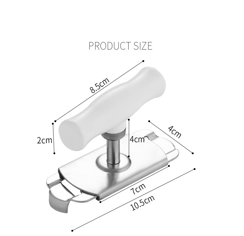 Dụng cụ mở nắp hủ inox - 10.5x8.5cm