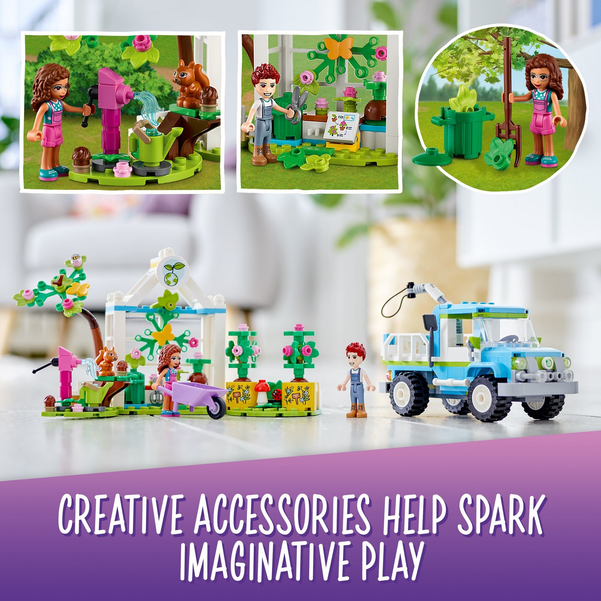 LEGO Friends 41707 Xe trồng cây xanh di động