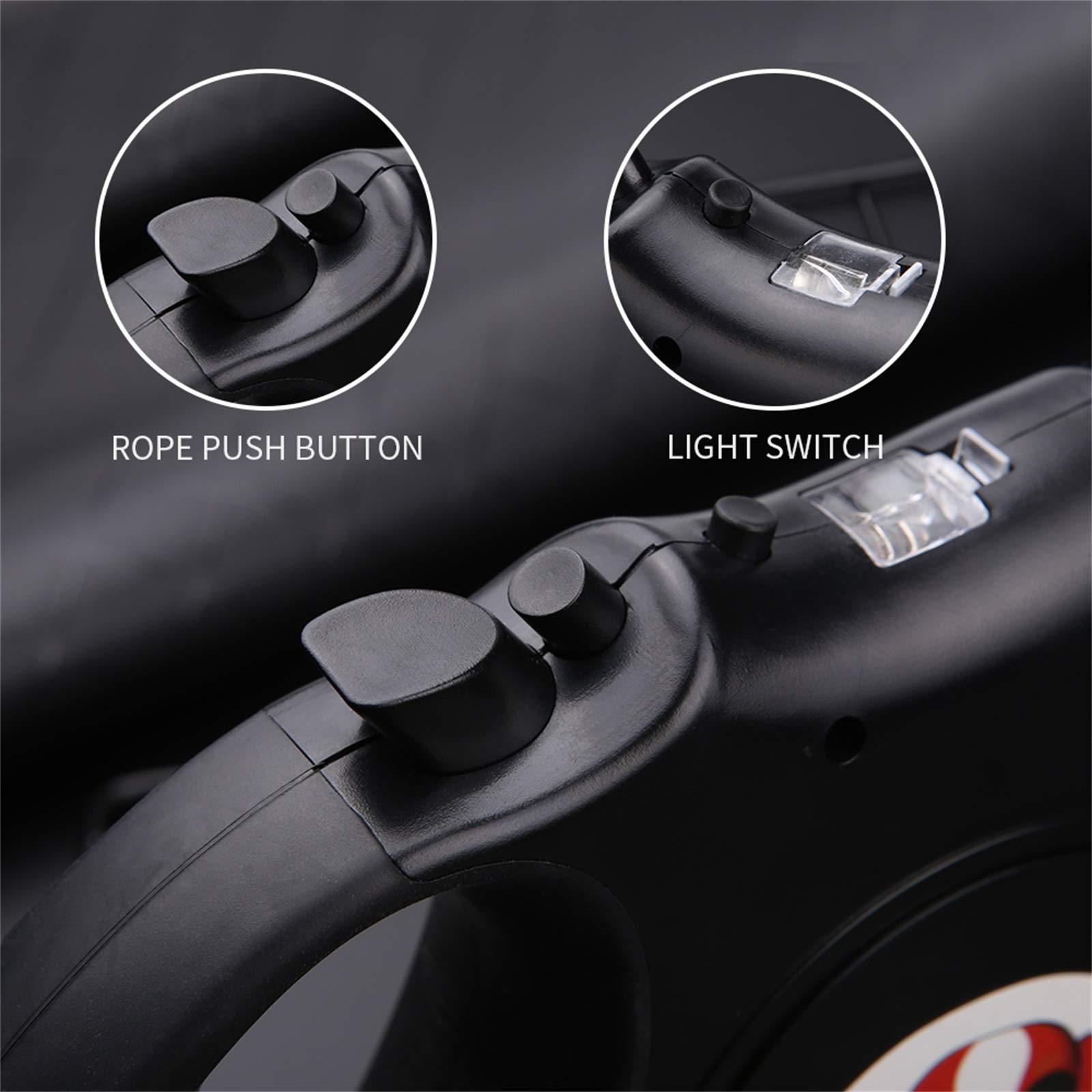 Rời khỏi có thể thu vào, con chó con chó, con chó có thể thu vào với ánh sáng, rò rỉ có thể thu vào cho chó kích thước màu đen 5 m, một điểm dừng cay đắng, hãy để mèo có thể thu vào.