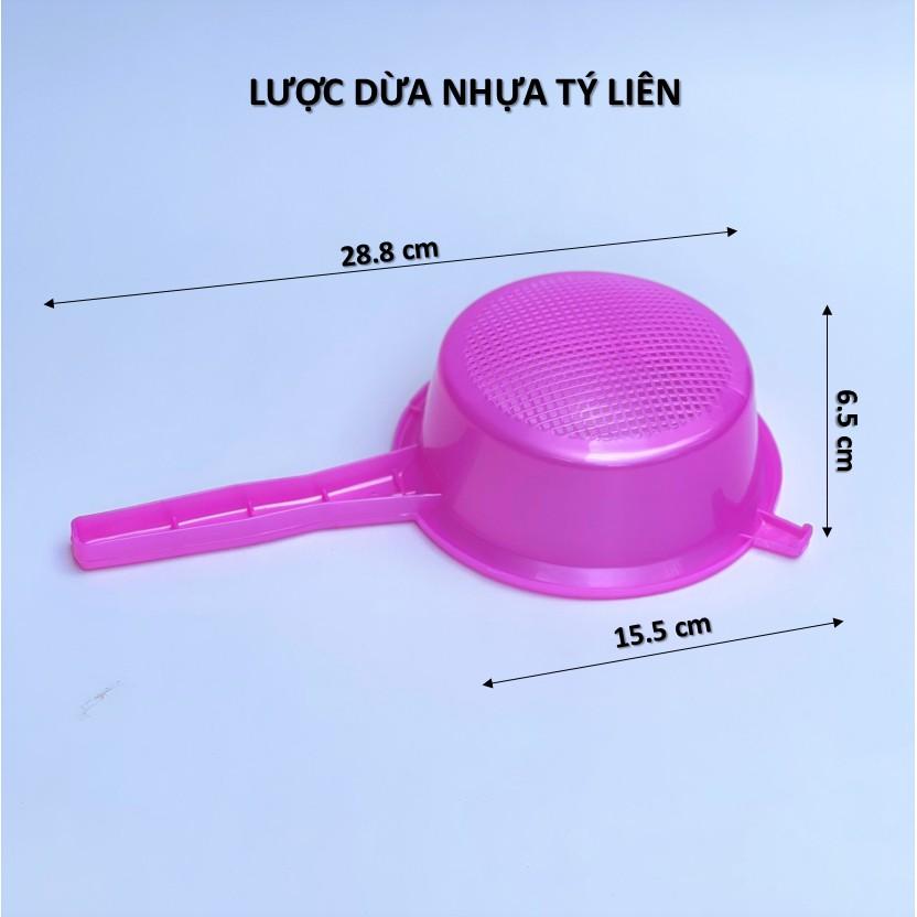 Dụng cụ lược dừa, rây bột bằng nhựa, 3 loại nhỏ-trung-đại nhôm, inox đủ loại từ nhựa pp chính phẩm an toàn cho sức khỏe