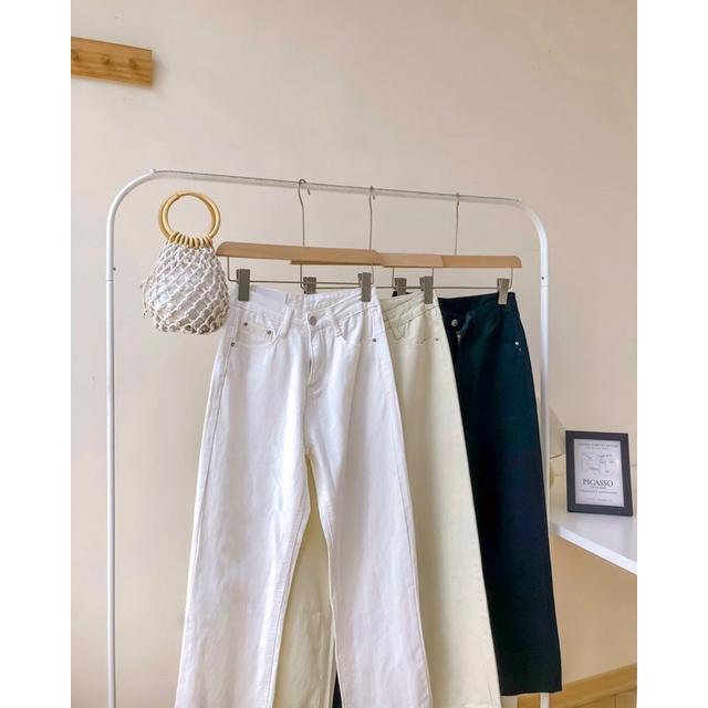 Quần baggy kaki 3 màu trắng be đen 74q09 by germe