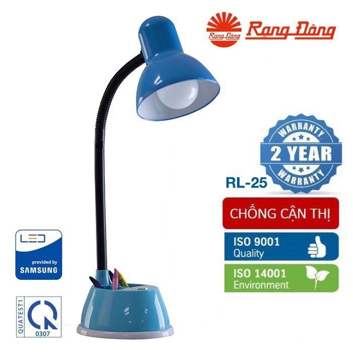 Đèn Bàn Học Chống Cận, Liền Hộp Đựng Bút và Hình Thú Đáng Yêu, Kèm Bóng LED 5W Cắm Điện 220V