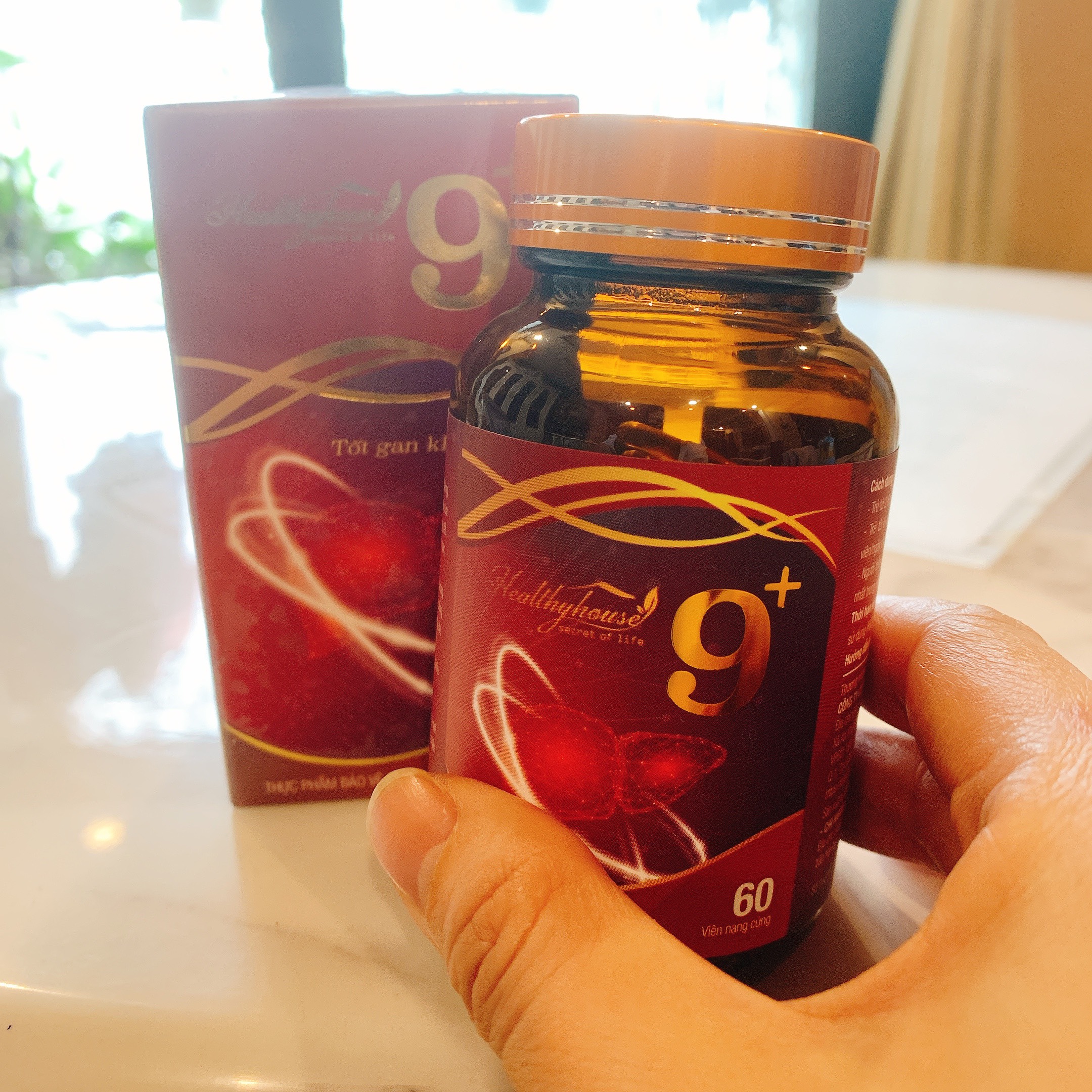 Viên Uống 9+ Tốt Gan Khỏe Người, Hộp 60 Viên