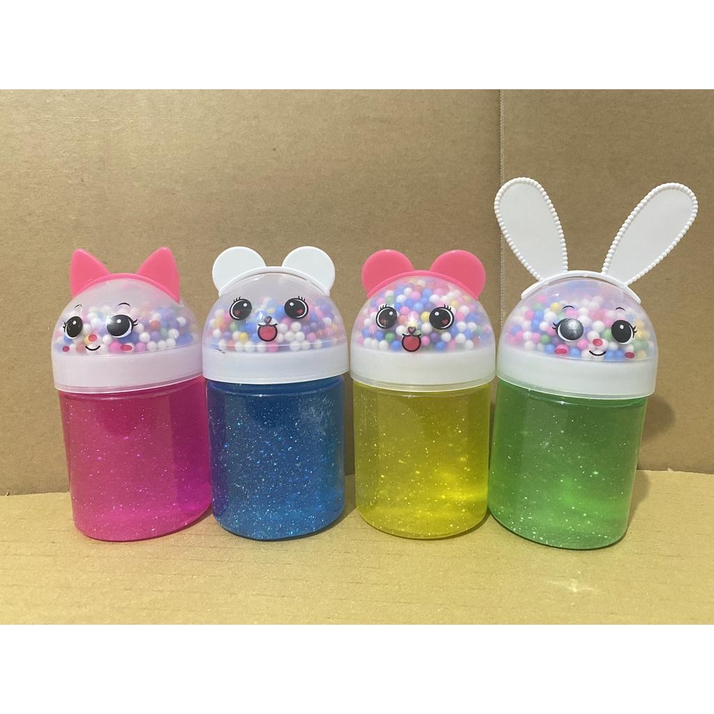 SLIME GẤU CHARM XỐP THUỶ TINH LITI LOẠI TO cực đẹp thiết kế độc đáo ấn tượng Đồ chơi Slam Gudetama Squishy