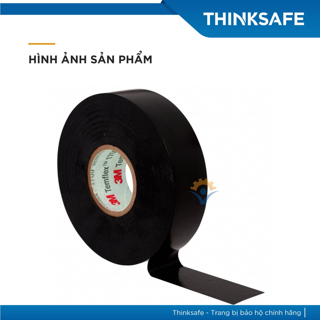 Băng keo điện 3M PVC 1505 cách điện 600v, chống cháy lan 3M Temflex Plus Harnessing Tape