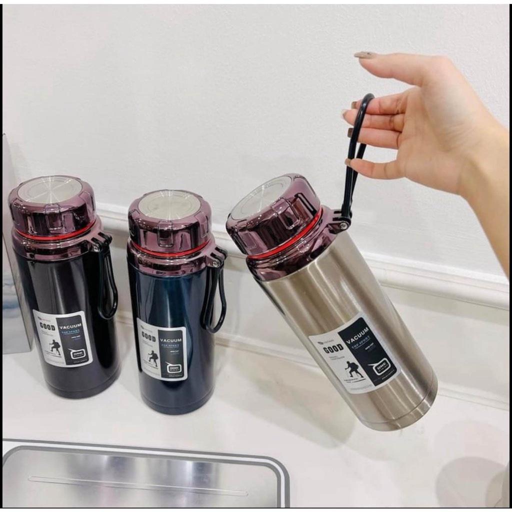 Bình Giữ Nhiệt Inox 304 Cao Cấp XinLang 1000ml – 2 Lớp Cách Nhiệt Có Quai Xách Tiện Lợi