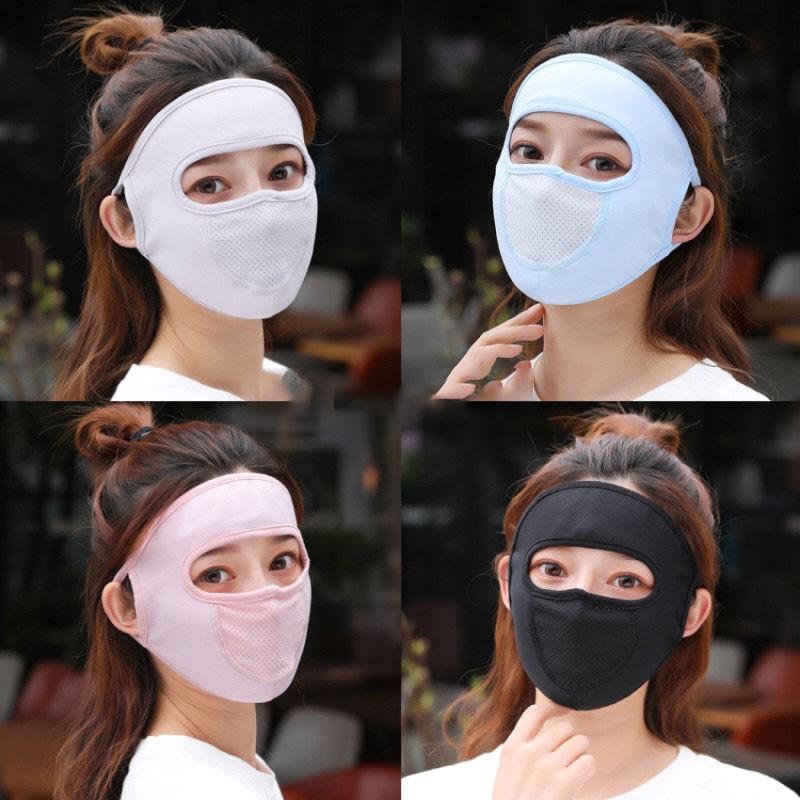 Khẩu Trang Ninja Che Kín Mặt - Chất Liệu Cotton Mềm Và Thoáng - Khẩu Trang Full Face Mùa Hè