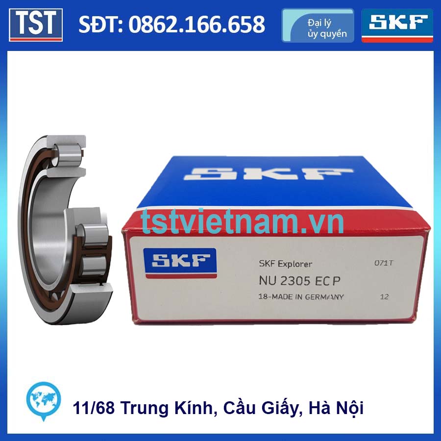 Vòng bi SKF NU 2305 ECP (Chính hãng 100%)