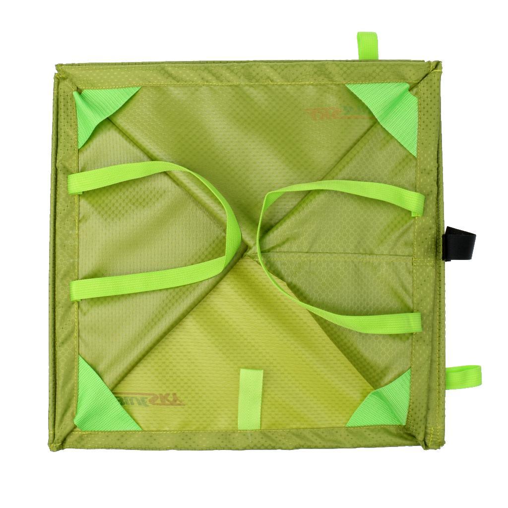 2 Pieces Folding Climbing Arborist Throw Line Throw Weight Bag Storage Cube