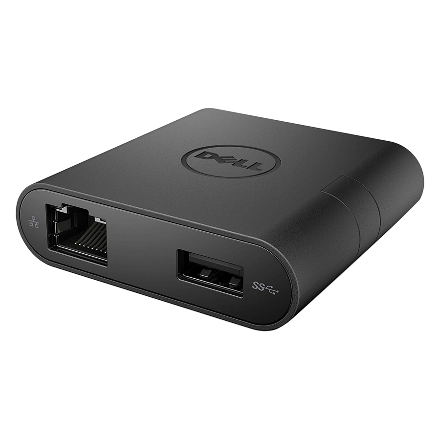 Bộ chuyển đổi Dell DA200 - USB-C to HDMI/VGA/Ethernet/USB 3.0 - Hàng Chính Hãng