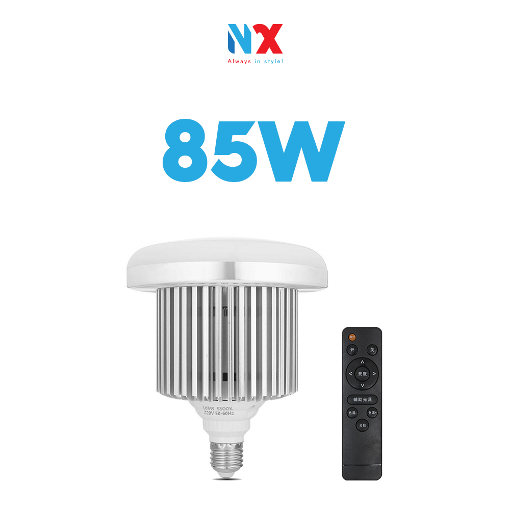 Bóng đèn Led công suất lớn E27 150W 3200K-5500K có điều khiển từ xa