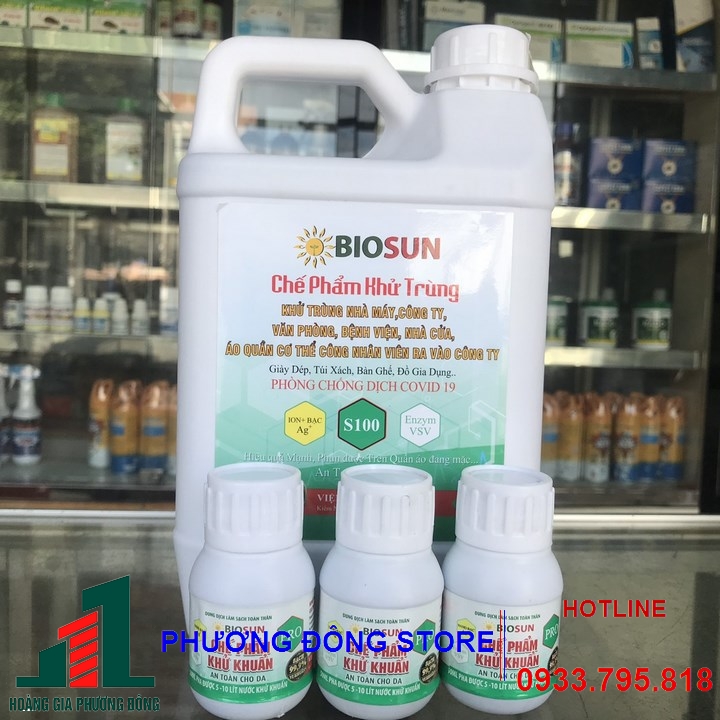 Dung dịch khử khuẩn BIO-SUN S100-2 lít