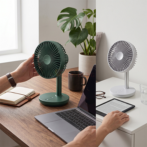 Quạt mini tích điện để bàn Jisulife Table Fan Life7 8000mAh - Hàng chính hãng