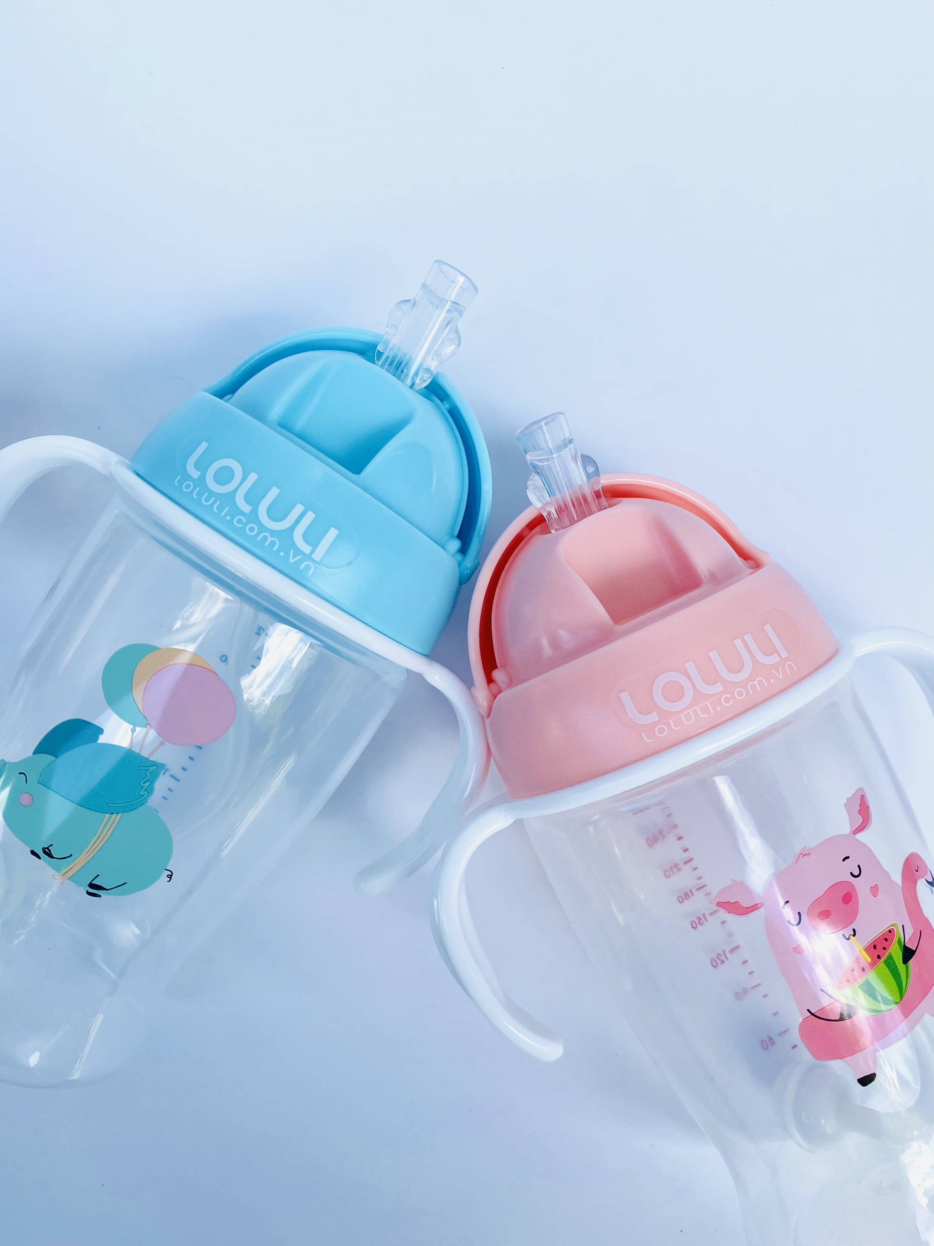 Bình tập uống nước Loluli nhựa PP 280ml
