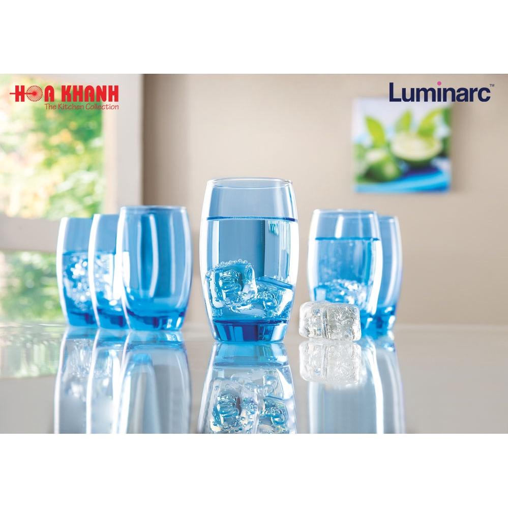 Ly Uống Nước Thủy Tinh Luminarc Salto Blue 350ML - J1585 - Bộ 6 ly