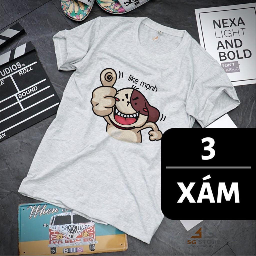 ÁO THUN IN ICON DỄ THƯƠNG - NHIỀU MÀU