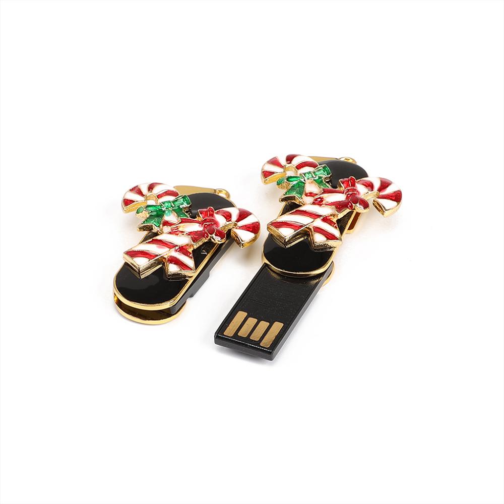 Ổ cứng U Disk Portable USB 2.0 Creative Christmas Series Disk Crystal Candy
