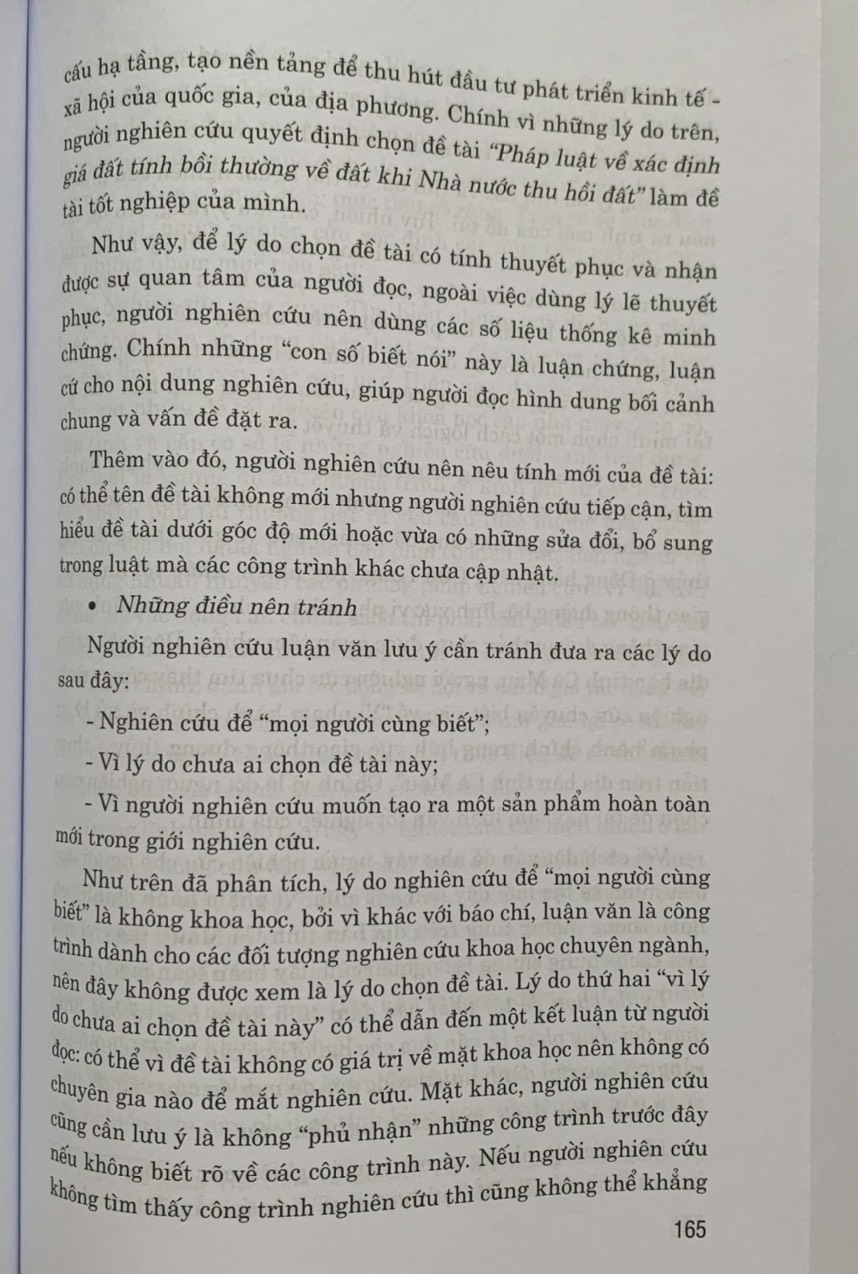 Để Hoàn Thành Tốt Luận Văn Ngành Luật (tái bản lần thứ tư, có sửa chữa, bổ sung)