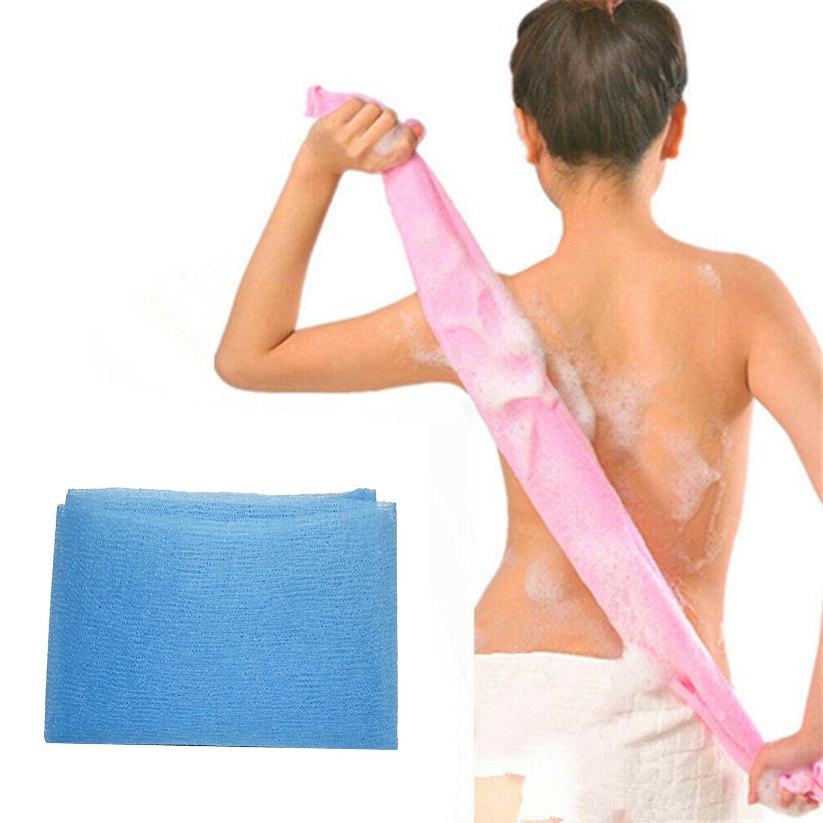 2x Washcloth Bath Towel Household Washing Cleaning Towel Massage Bath Cloth