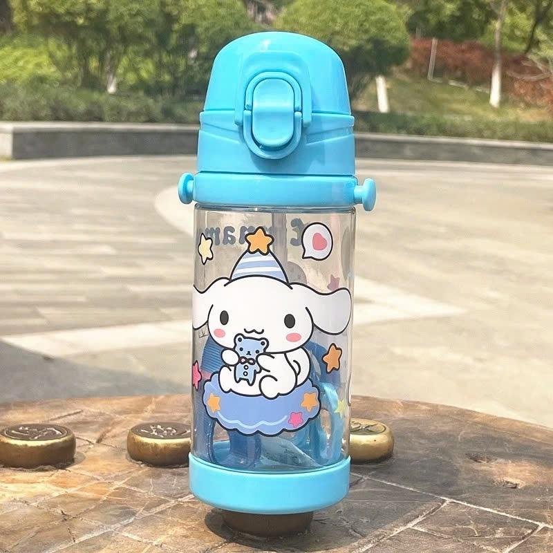 Bình đựng nước học sinh tiểu học,mẫu giáo họa tiết Kuromi, Melody, hàng cao cấp
