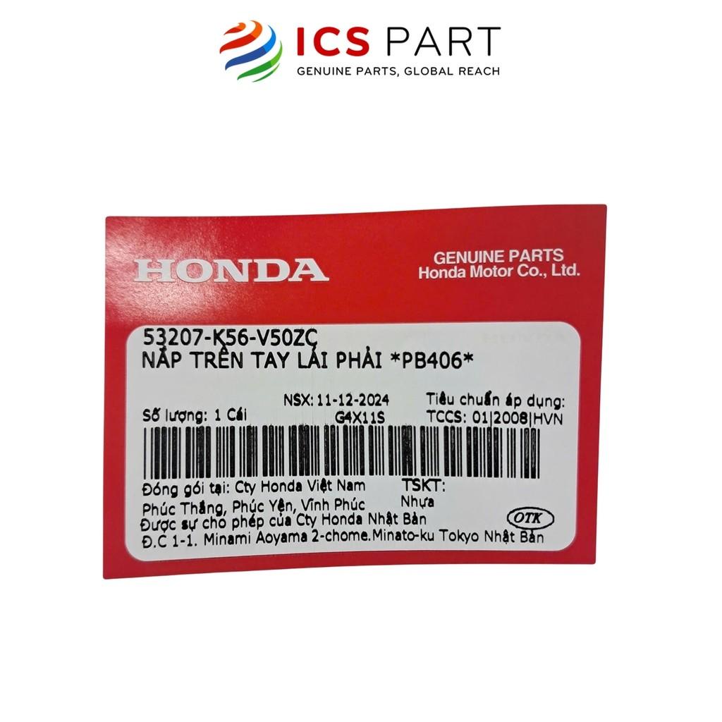 Nhựa Ốp Viền Đồng Hồ Trên Tay Lái Phải Pb406 HONDA Winner X V2 2019 Màu Xanh (53207K56V50ZC)