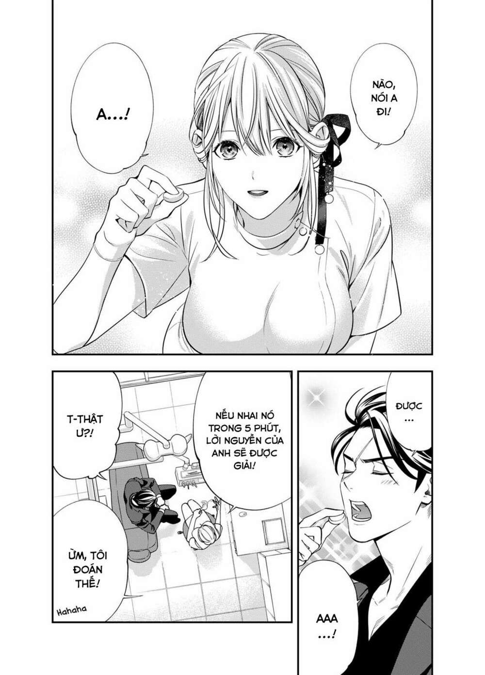 excuse me dentist, its touching me! chapter 3 9