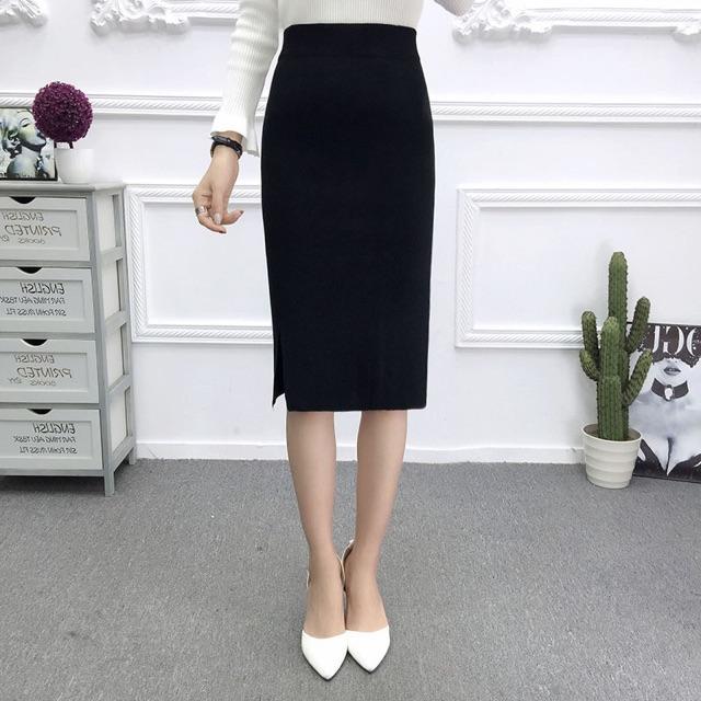 Chân Váy Bút Chì Chất Thun Gân - 3 Loại